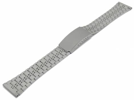 Watch band 18mm stainless steel titanium colored from Eichmueller - Bild vergr��ern 