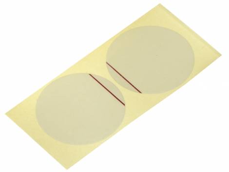 Set of 2 round watch protection films for watches with a diameter of 28mm - Bild vergr��ern 