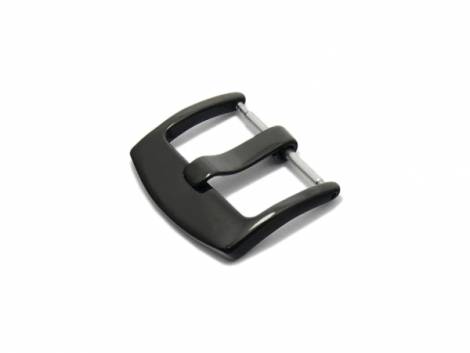 Buckle (HeBD-2018) 22mm stainless steel black polished - Bild vergrern 