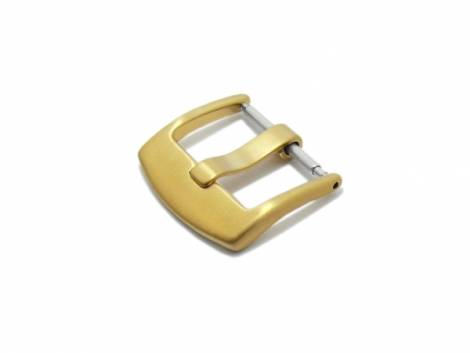 Buckle (HeBD-2019) 18mm stainless steel golden brushed - Bild vergrern 