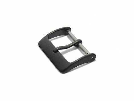 Buckle STANDARD (HeDS-2005) 18mm stainless steel black matt - Bild vergr��ern 