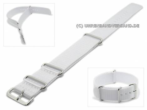 Watch band 24mm white NATO-style - Bild vergr��ern 
