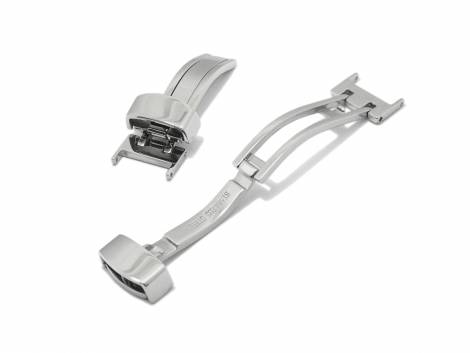 Flip clasp (HeKFS-03) 14mm stainless steel polished - Bild vergrern 
