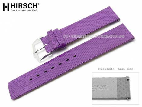 Watch band -Aqualino- 16mm purple water snake easy change from HIRSCH (width of buckle 16 mm) - Bild vergrößern 
