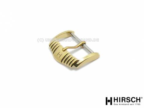 Buckle (HiDS-2701) 20mm stainless steel golden polished by HIRSCH - Bild vergr��ern 