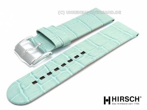 Watch band -Magic- 18mm ice blue alligator grain by HIRSCH - Bild vergr��ern 