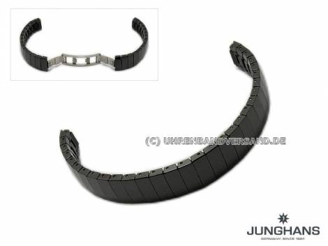 Replacement watch strap JUNGHANS black ceramic for 013/1002, 013/1610, 015/1000 etc. - Bild vergr��ern 
