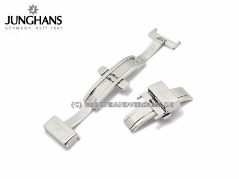 Replacement butterfly clasp 18mm stainless steel for JUNGHANS 027/4512, 027/4530, 027/4629 etc. - Bild vergrern 