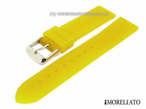 Watch strap 18mm yellow (transparent) silicone waterproof by MORELLATO - Bild vergr��ern 