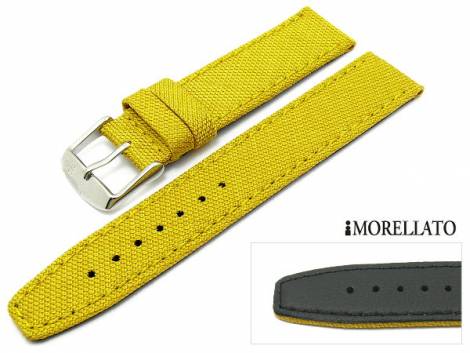 Watch strap 22mm yellow -Spinnaker- Kevlar stitched by MORELLATO - Bild vergr��ern 