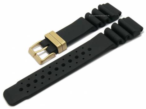 Replacement watch strap CITIZEN 21mm black synthetic for AL0004-03W (4-F80014) - Bild vergr��ern 