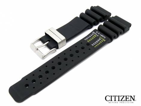 Replacement watch strap CITIZEN 24mm black caoutchouc for JP2000-08E - Bild vergr��ern 