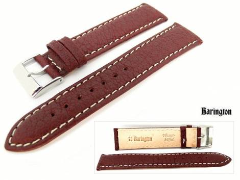 Watch band 18mm bordeaux Barington -Water Buffalo- (width of buckle 16 mm) - Bild vergr��ern 
