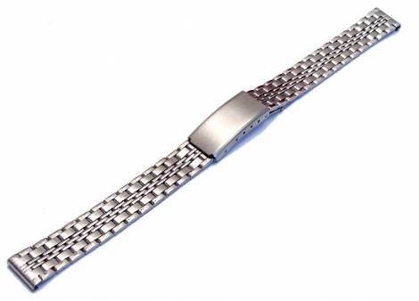 Watch band 14mm stainless steel partly polished from Eichmueller - Bild vergr��ern 