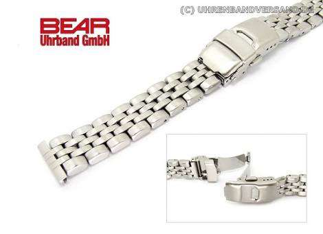 Stainless steel band 16mm solid-look satin finish sporty-classic from BEAR - Bild vergr��ern 