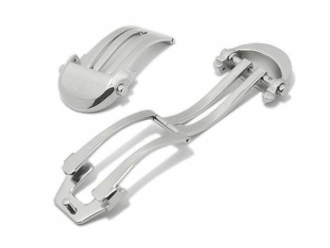 Flip clasp Original MAURICE LACROIX Le Classic 18mm stainless steel partly polished with Logo - Bild vergrern 