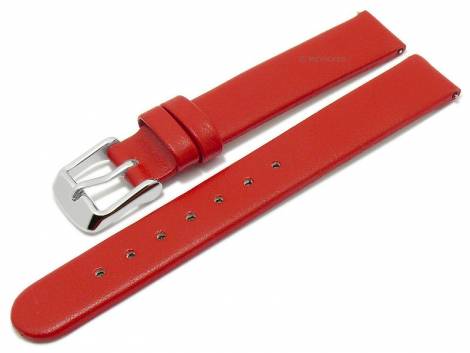 Meyhofer EASY-CLICK watch strap -Grayton- 14mm red apple fibers VEGAN matt (width of buckle 14 mm) - Bild vergr��ern 