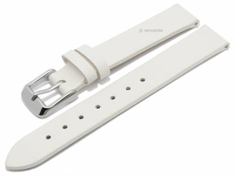 Meyhofer EASY-CLICK watch strap -Wilburton- 14mm white cactus fibers VEGAN matt (width of buckle 14 mm) - Bild vergr��ern 
