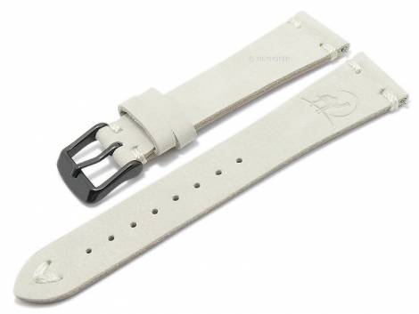 Meyhofer EASY-CLICK watch strap -Carson - Motif Camel- 20mm sand leather light stitching (width of buckle 16 mm) - Bild vergrern 