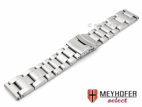 Watch strap -Split- 26mm stainless steel solid brushed by MEYHOFER - Bild vergr��ern 