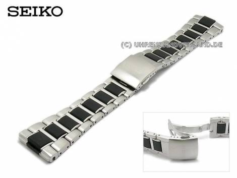 Replacement watch strap SEIKO 26mm stainless steel for SRQ001, SPC005, SNAE21 etc. - Bild vergr��ern 
