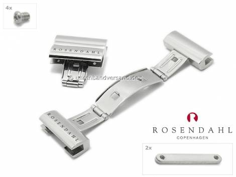 Replacement clasp for ROSENDAHL 23mm stainless steel polished for Watch II 43103 - Bild vergrern 