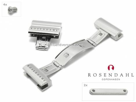 Replacement clasp for ROSENDAHL 23mm stainless steel polished for Watch II 43103 - Bild vergr��ern 