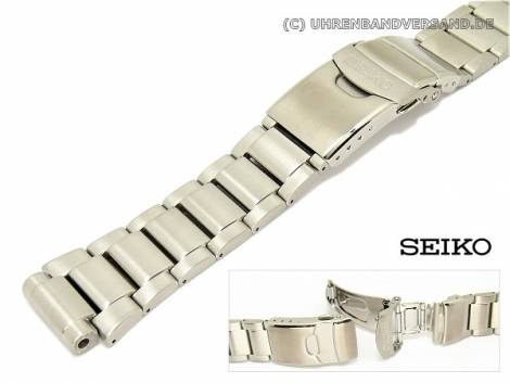 Replacement watch strap SEIKO 20mm stainless steel solid with clasp for SKA367, SRP043 etc. - Bild vergrern 