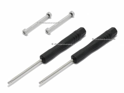 1 pair screwed bars 20mm & screwdriver suitable for smart watches by GARMIN - Bild vergrern 