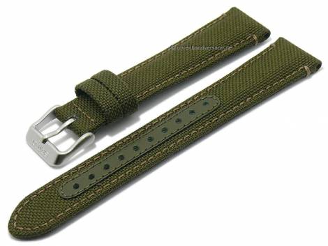 Replacement watch strap SEIKO 20mm oliv green textile for SRPG13K1 etc. - Bild vergrern 