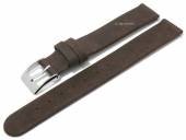 Meyhofer EASY-CLICK watch strap Tavira 14mm dark brown genuine cork VEGAN matt (width of buckle 14 mm)