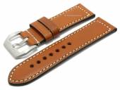 Watch band Firenze 26/26mm brown RIOS for OFFICINE PANERAI (width of buckle 26 mm)