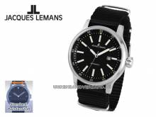 Automatik-Herrenuhr Ziffernblatt schwarz im Aviator-Look von Jacques Lemans (*JL*HU*)