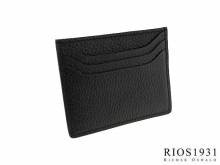 Kartenetui Artur echt Büffel-Leder schwarz von RIOS
