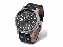 Automatik-Armbanduhr EXPEDITION N1 Edelstahl silberfarben Ziffernblatt anthrazit von VOSTOK EUROPE  (*VE*HU*)