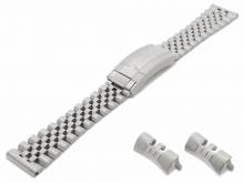Watch strap (BrMC1983) 18mm stainless steel solid Jubilee-Style with multiple ends curved & straight by BEAR