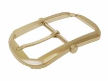 Gürtel-Dornschließe Metall goldfarben matt passend für Gürtelbreite 40 mm