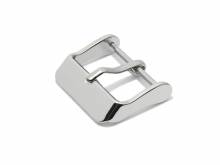 Dornschließe (CsDS-1015) 18mm Edelstahl poliert für Uhrbänder aus Leder, Silikon & mehr