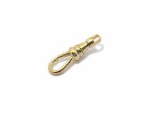Taschenuhrketten-Zubehör  Karabinerhaken nicht drehbar goldfarben 22mm