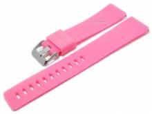Uhrenarmband 23mm pink Silikon EASY-CLICK Federstege passend für FITBIT Versa/Versa 2 Tracker