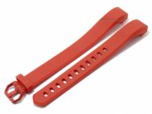 Uhrenarmband rot Silikon mit Struktur passend für FITBIT Alta
