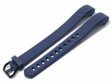 Uhrenarmband dunkelblau Silikon mit Struktur passend für FITBIT Alta