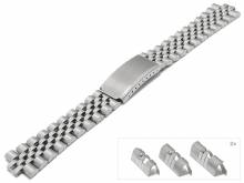 Watch strap CsMB22 18-20-22mm stainless steel Jubilee style partly polished with multiple ends