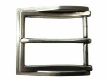 Gürtel-Dornschließe Metall silberfarben Shift-Look passend für Gürtelbreite 40 mm