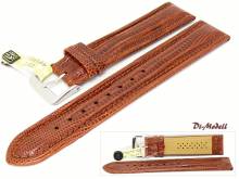 Well-crafted watch strap Teju Chrono 20mm brown genuine Teju by DI-MODELL (width of buckle 18 mm) - EU ONLY