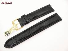 Well-crafted watch strap Teju Chrono 20mm black genuine Teju by DI-MODELL (width of buckle 18 mm) - EU ONLY