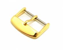 Dornschließe Jasp (HeDS-2010) 14mm Edelstahl massiv goldfarben
