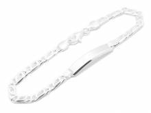 Schmuck-Armband 925er Silber Identband von CEM - Bandlänge ca. bis 18,5cm