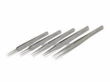 5 Uhrmacher-Pinzetten im Sortiment Edelstahl antimagnetisch