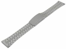 Uhrenarmband 18mm Edelstahl Faltschließe titanfarben
